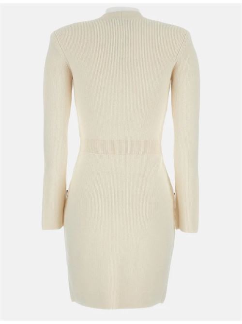 MINI DRESS IN MAGLIA ELISABETTA FRANCHI | AM04S56E2DZ9 Milk